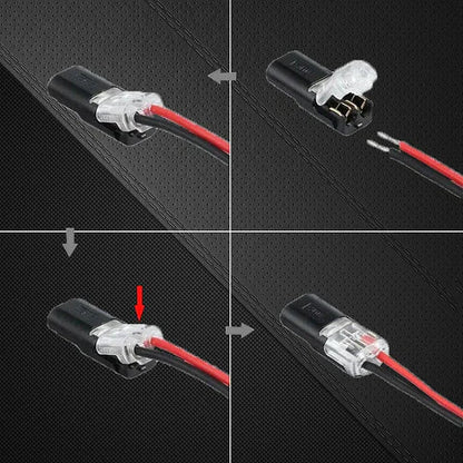 Royaleva Double-wire Push-in Connector with Locking Buckle