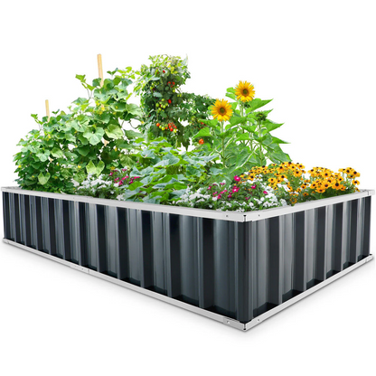 Luxora Outdoor Flower Vegetable Raised Garden Bed 68x35.5