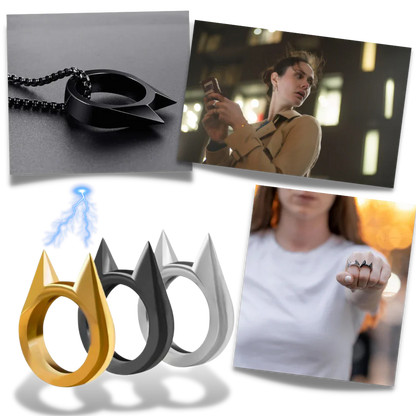 Royaleva Cat Ear Protective Ring for Stylish Self Defense