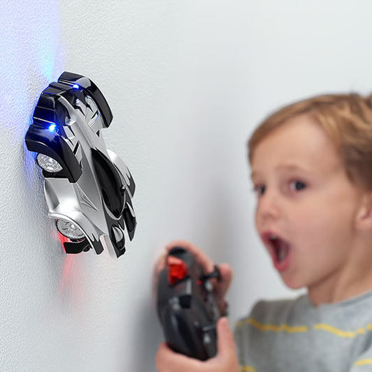 Remote-Control Wall Climbing Car – Defy gravity with advanced suction technology! Drives on walls, ceilings, and floors with smooth control. Durable design, LED lights, and interactive fun for kids & RC enthusiasts. Perfect gift for birthdays & holidays. Includes USB charger & remote control. Experience the thrill of wall-racing today!