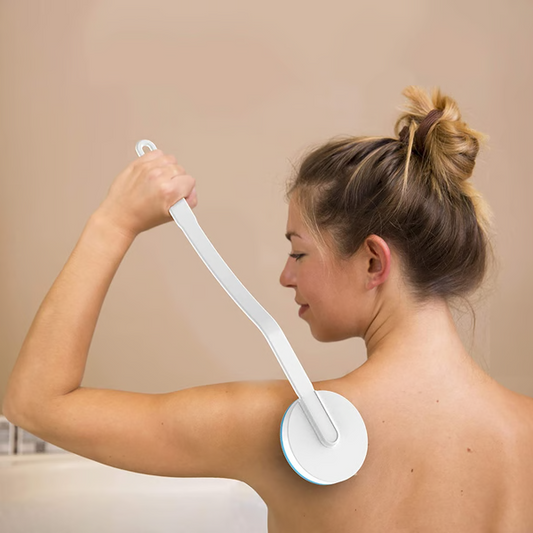 RoyaleGlow Long Handled Back Lotion Applicator and Massager – Easy Reach Roll-On Dispenser for Smooth Skin