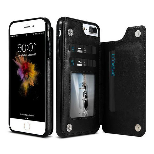 RoyaleGlow Luxury Leather Wallet Case For iPhone 12 Pro