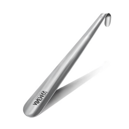 RoyaleGlow Extra Long Metal Shoe Horn – 16.5" Handle for Seniors