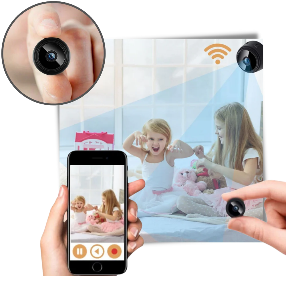 Luxora Mini Wireless Surveillance Camera with Night Vision