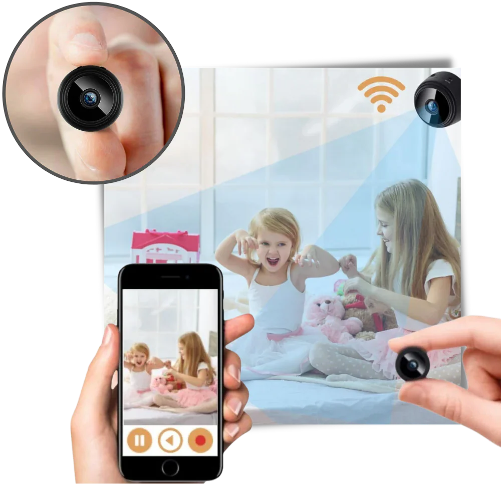 Luxora Mini Wireless Surveillance Camera with Night Vision