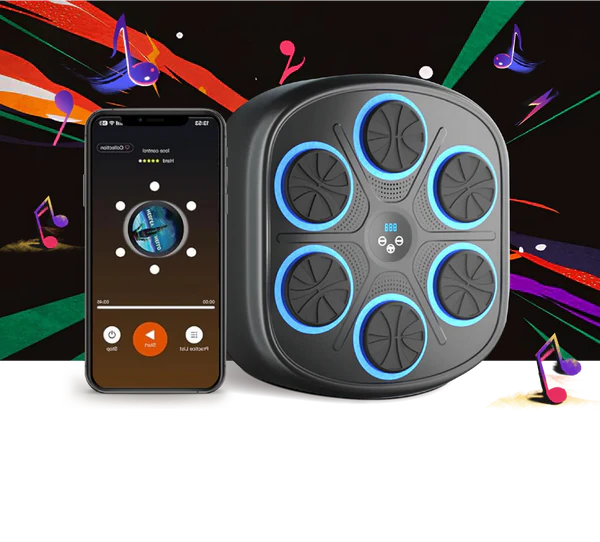 Royaleva Interactive Music Boxing Machine with Gloves