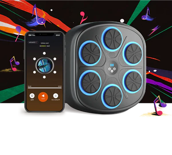 Royaleva Interactive Music Boxing Machine with Gloves