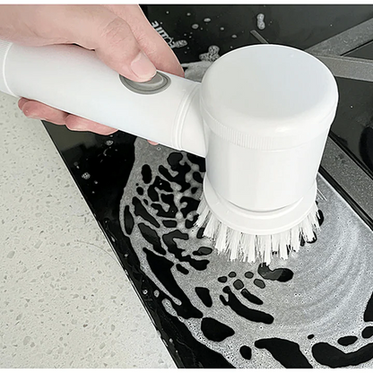 Luxora Electric Cleaning Brush Cordless with Replaceable Heads