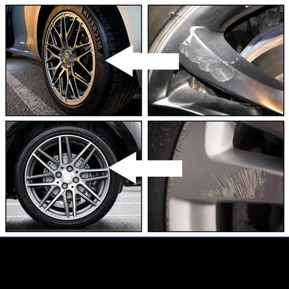 RoyaleGlow DIY Alloy Wheel Repair Kit - Rim Scrapes Scratches Remover