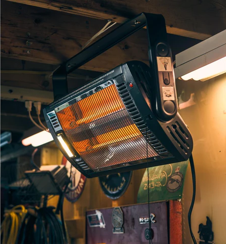 RoyaleGlow Wide Range Outdoor Electric Wall Mounted Infrared Patio Heater