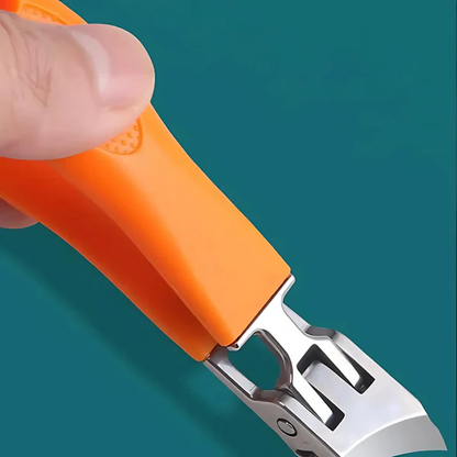 RoyaleGlow Wide Jaw Nail Clipper with Anti-Splash Design