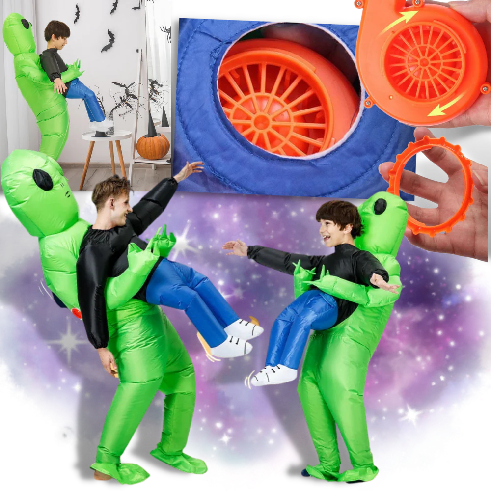Royaleva Inflatable Alien Costume for Kids and Adults