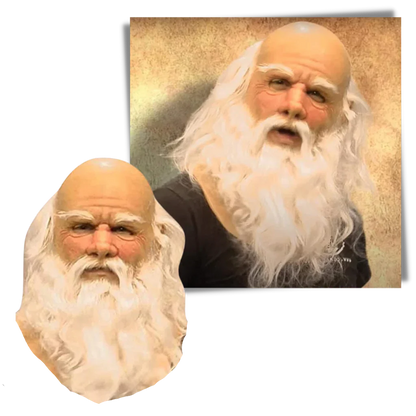 RoyaleGlow Cosplay Santa Mask for Holiday Fun and Parties