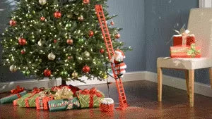 Luxora Climbing Santa Animated Christmas Decor Toy