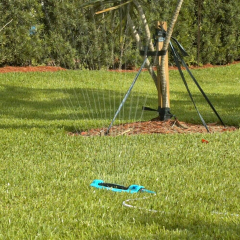 Royaleva Wide Range Oscillating Above Ground Garden Lawn Water Sprinkler System