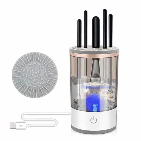 Royaleva 3-in-1 Cosmetic Brush Cleaner Machine - Electric Makeup Brush Cleaner Device