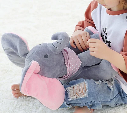 Royaleva Peek-a-boo Elephant Plush Toy for Kids