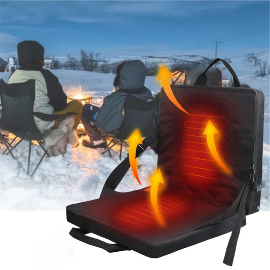 Royaleva Foldable Heated Seat Cushion - 3 Level Temperature Controller Seat Cushion Heater Pad