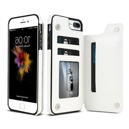 RoyaleGlow Luxury Leather Wallet Case For iPhone 12 Pro
