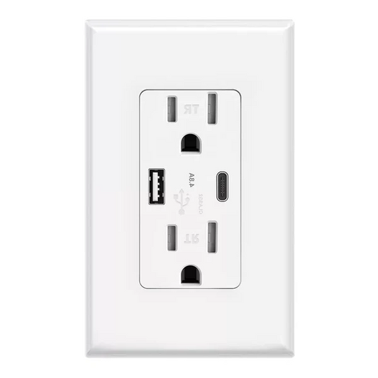LuxRoyale 4K UltraHD WIFI Streaming Nanny Cam Hardwired USB-A & C Plug
