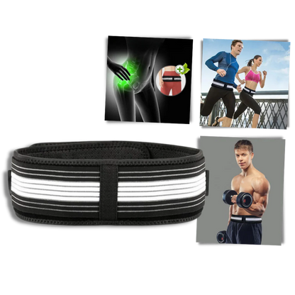 Luxora Adjustable Back Brace Belt for Pain Relief Support