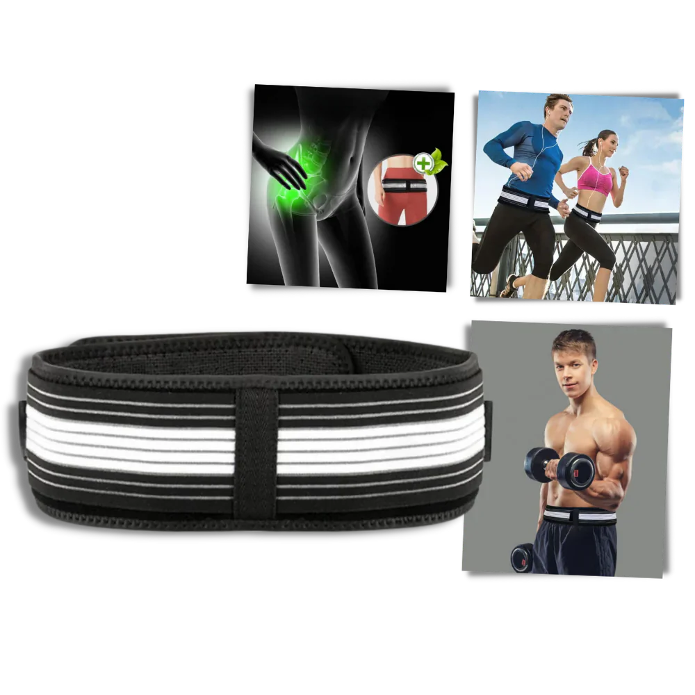 Luxora Adjustable Back Brace Belt for Pain Relief Support
