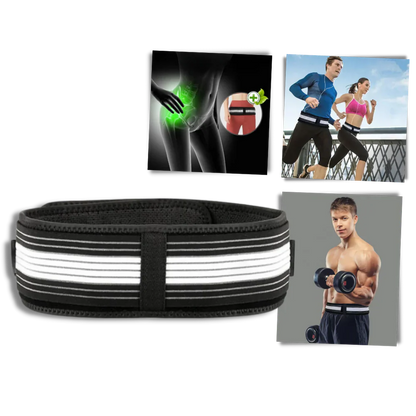 Luxora Adjustable Back Brace Belt for Pain Relief Support