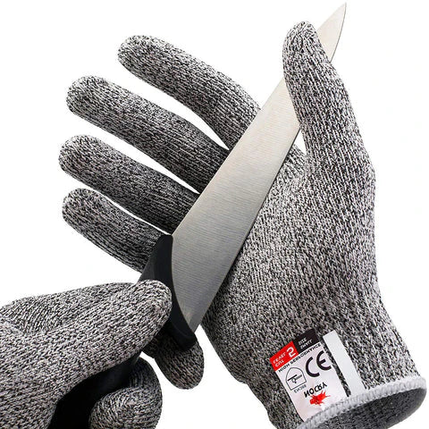 RoyaleGlow Chef's Stainless Steel Anti-Cut Safety Gloves