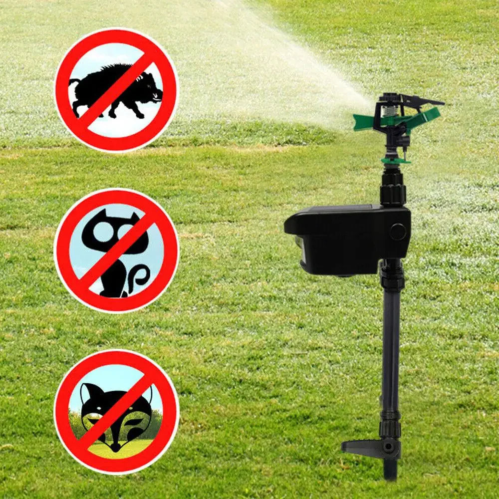 RoyaleGlow Automatic Motion-Activated Animal Repellent Garden Sprinkler - Animal Sensor Outdoor Lawn Yard Water Sprinkler