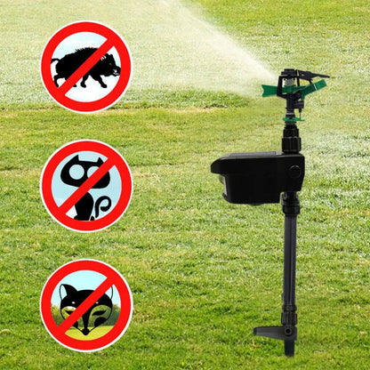 RoyaleGlow Automatic Motion-Activated Animal Repellent Garden Sprinkler - Animal Sensor Outdoor Lawn Yard Water Sprinkler