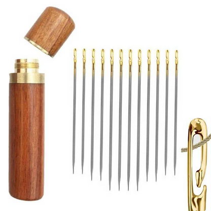 Luxora Self Threading Sewing Needles Set for Easy Use