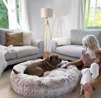 Luxora Calming Dog Bed for Stress Relief and Comfort