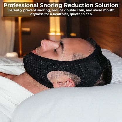 Luxora Anti-Snoring Chin Strap for Comfortable Sleep