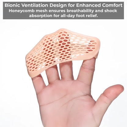 Luxora Breathable Gel Metatarsal Pads for Foot Comfort & Pain Relief