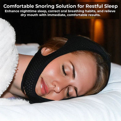 Luxora Anti-Snoring Chin Strap for Comfortable Sleep