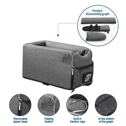 Royaleva Pet Car Seat for Small Dog and Cat Safe Ride