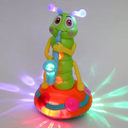 RoyaleGlow Musical Dancing Saxophone Caterpillar Toy