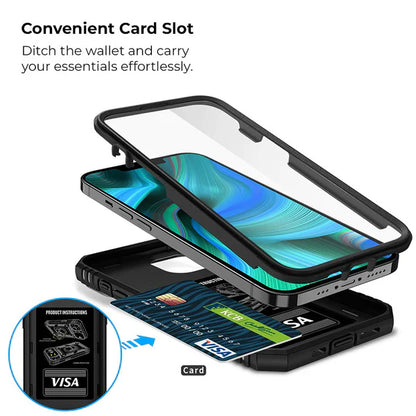Royaleva Magnetic Phone Case with Kickstand and Camera Cover