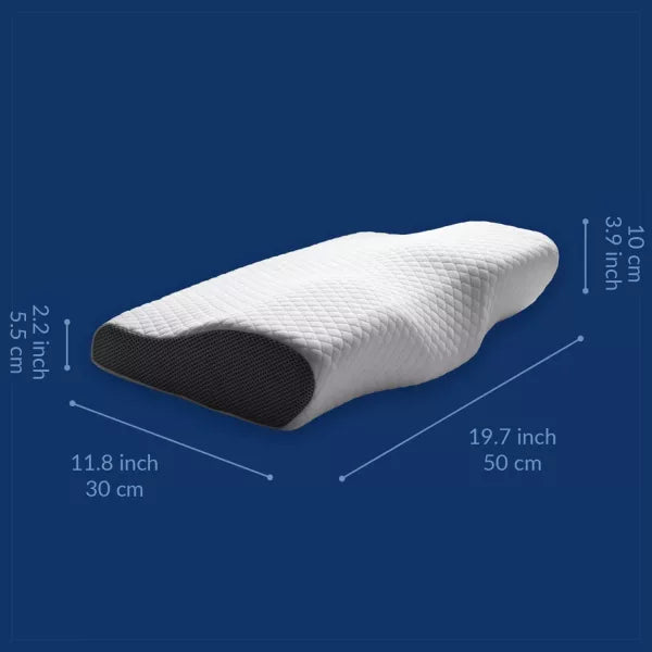 Royaleva Contoured Orthopedic Memory Foam Pillow for Neck Pain