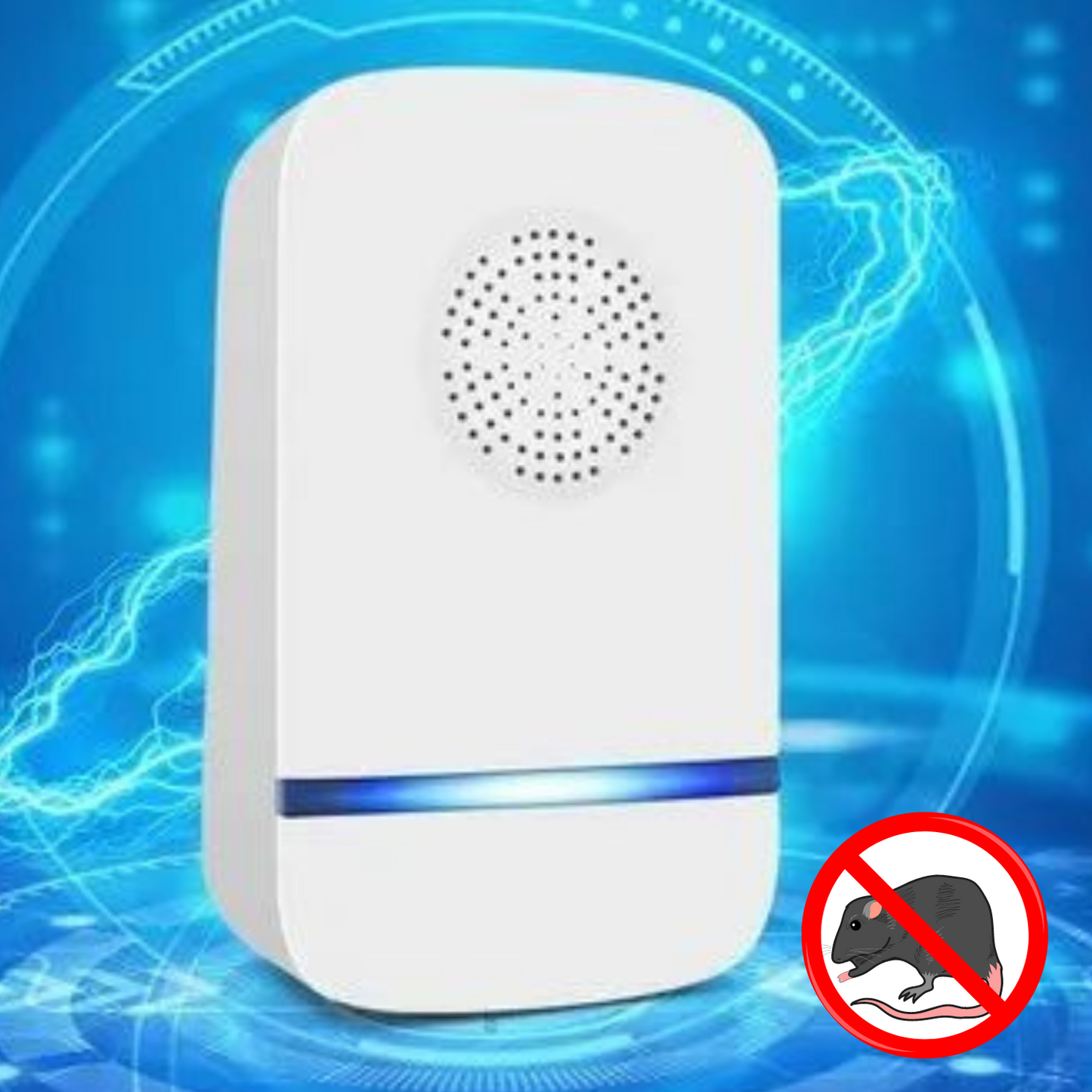 Royaleva Wide Range Ultrasonic Mice Pest Rodent Repellent Deterrent 6 PCS