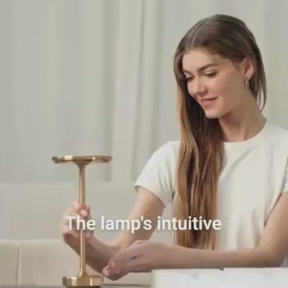 Cordless LED Table Lamp – Waterproof, Adjustable Brightness, & Modern Design