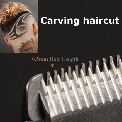 RoyaleGlow Professional Hair Clippers for Men Gold Set