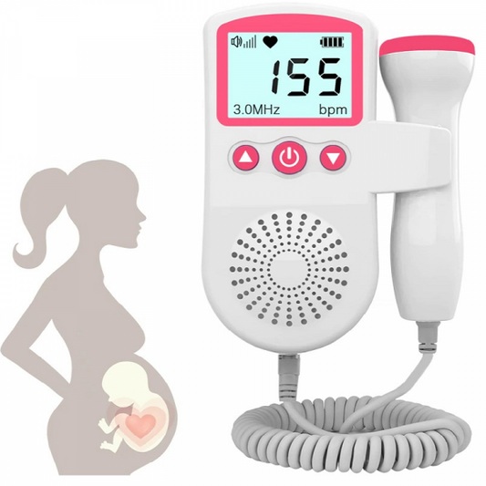 Luxora Fetal Doppler Heart Rate Monitor Home Pregnancy Baby Fetal Heart Rate Sound Detector
