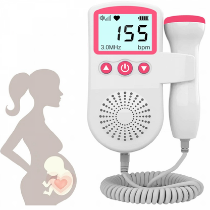Luxora Fetal Doppler Heart Rate Monitor Home Pregnancy Baby Fetal Heart Rate Sound Detector