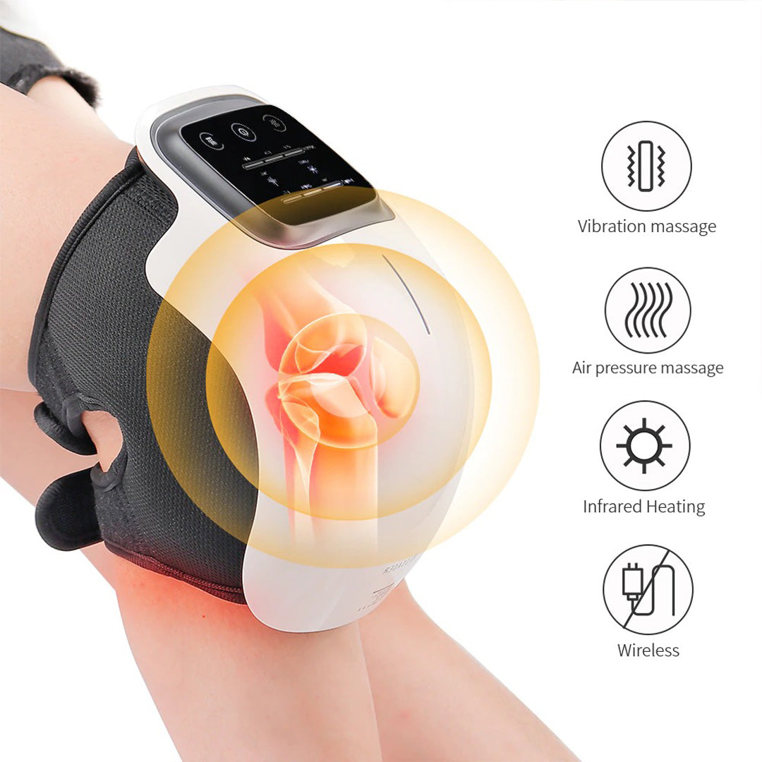 Luxora Knee Massager with Heat Therapy for Pain Relief