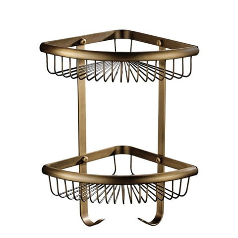 Royaleva Antique Brass Bathroom Hardware Set Essentials
