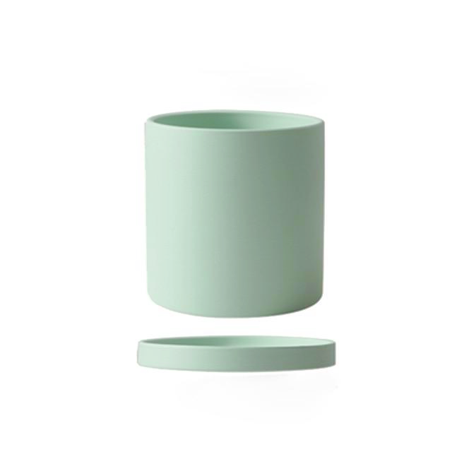 Royaleva All The Bright Colors Planter with Saucer Set