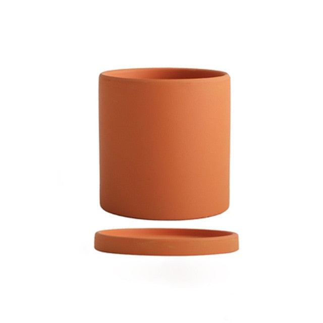 Royaleva All The Bright Colors Planter with Saucer Set