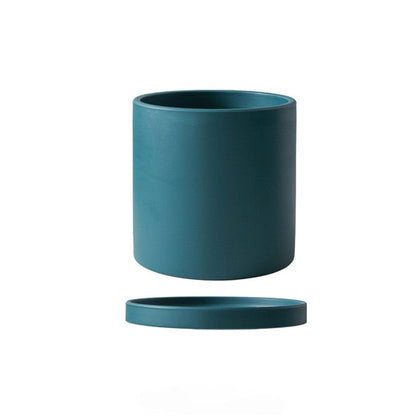Royaleva All The Bright Colors Planter with Saucer Set