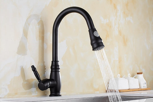 RoyaleGlow Ashby - Retractable Kitchen Faucet Elegant Design
